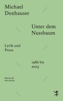 Michael Donhauser stellt sein Buch »Unter dem Nussbaum« vor